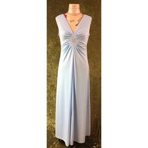 Vintage Dresses - LAST CHANCE ⚡️ 1970s blue disco maxi dress Vintage Dresses - LAST CHANCE ⚡️ 1970s blue disco maxi dress